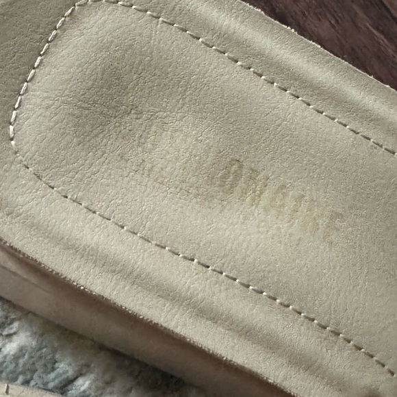 Memory Foam Y2K Style Beige Slide Sandals - Picture 8 of 12